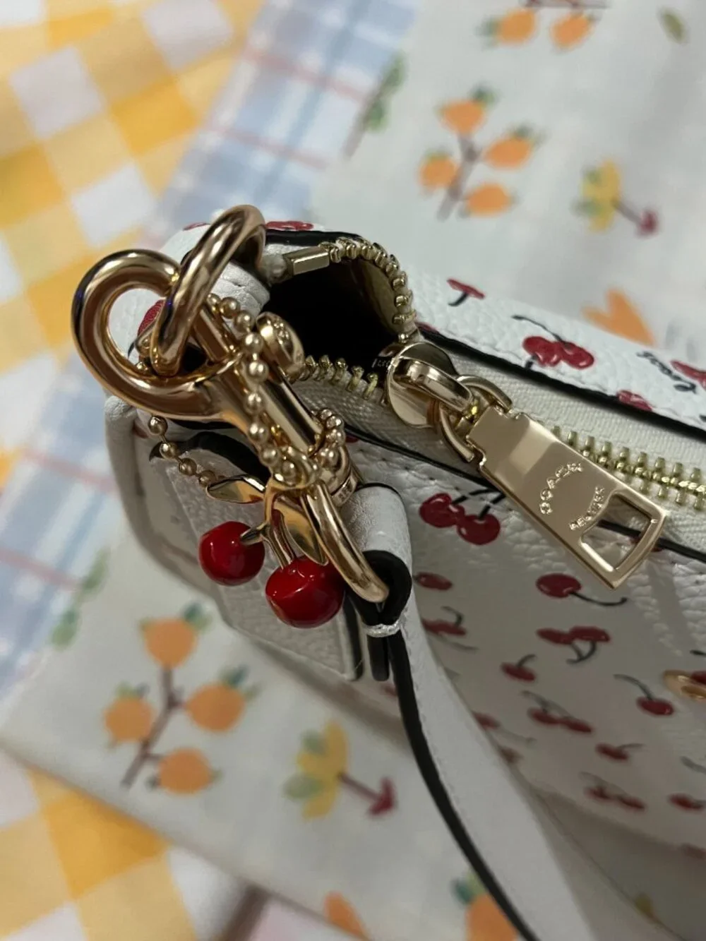 Coach Teri 25 Cherry Limited Edition Shoulder Bag